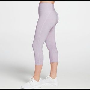 DSG Purple Animal Print Capri Legging